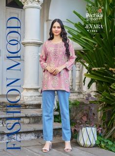 Radhika lifestyle evara vol 1 short top kurtis wholesale online - wholesale export